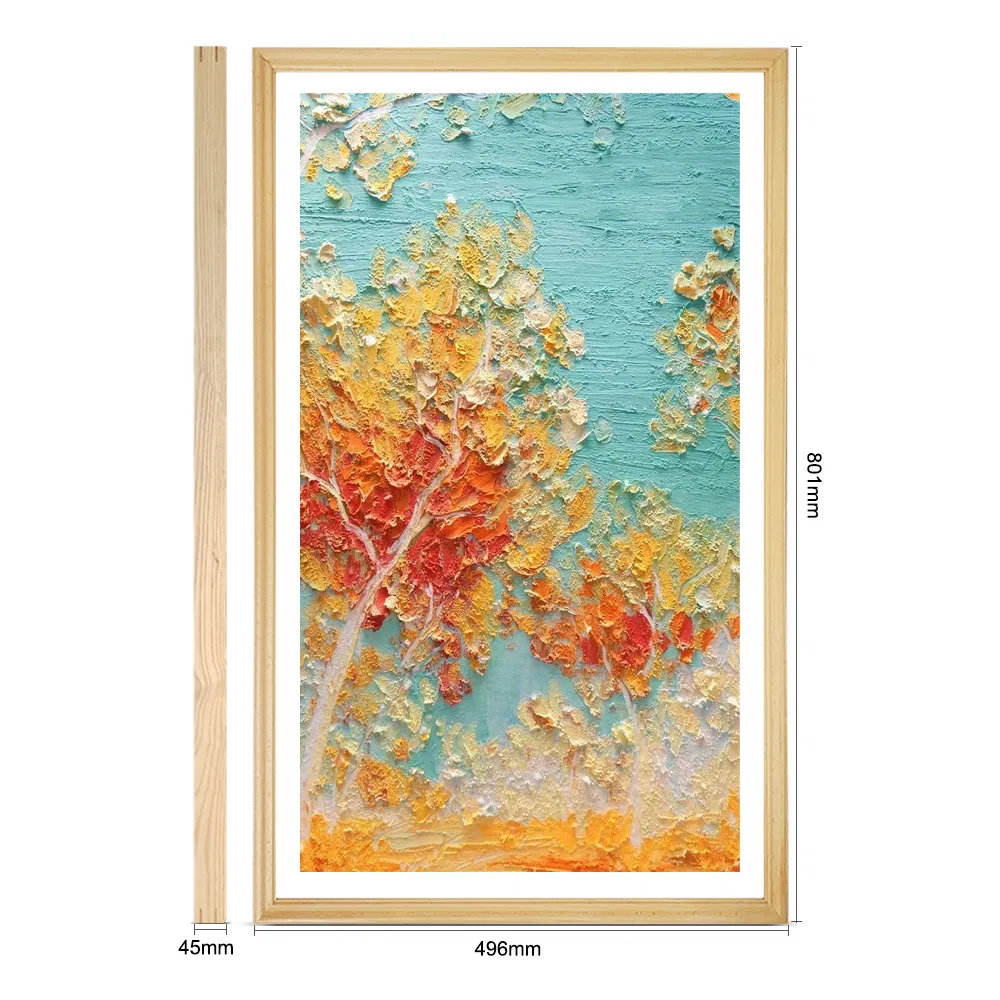 Allwin 32" Android 11 Modern Digital Art Frame Electronic Photo Frame Support Installed Customized Software