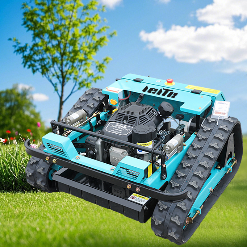 Робот-газонокосилка с дистанционным управлением и нулевым радиусом