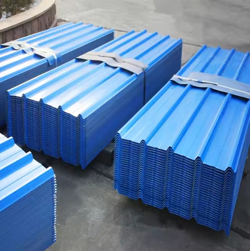 Factory Supply PPGI/PPGL Prefab House Color Coated Zinc Galvanized Corrugated Steel Sheets Roofing Tile