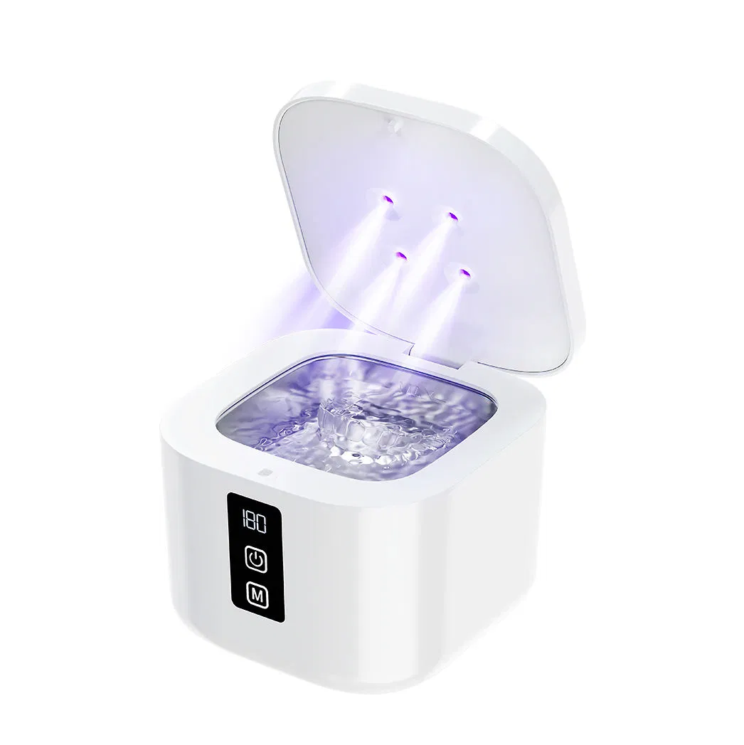 Household 48kHz High Ultrasonic Frequency Toothbrush Cleaning Machine Ultrasonic Jewelry Cleaner