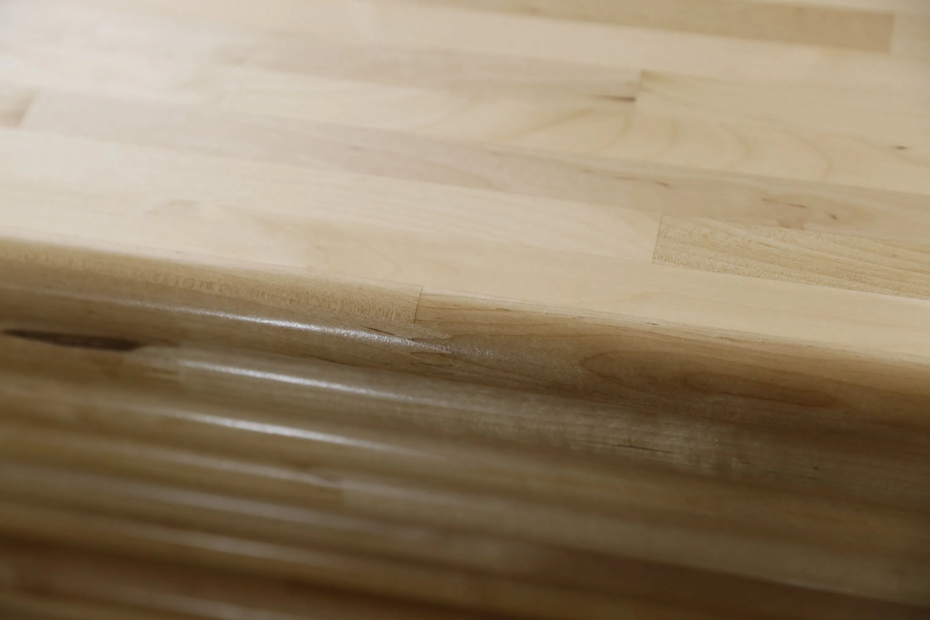 Natural Grain Solid Wood Worktops, Wear-Resistant Wax Oil, Studio &amp; Kitchen