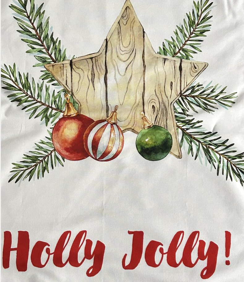 Custom Digital Printed Christmas Napkins Tea Towels