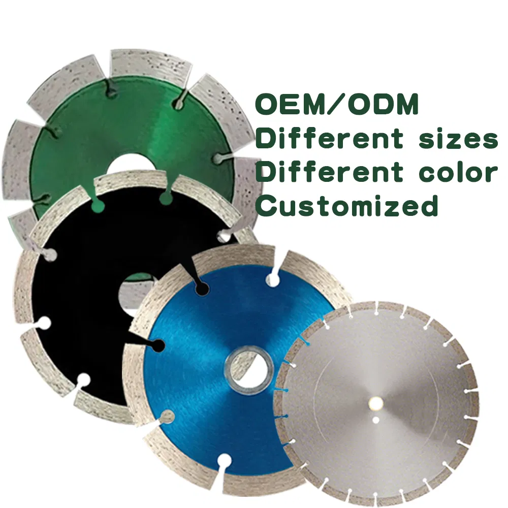 Diamond Cutting Disc Segmented Teeth Cutting Saw Blade for Stone Marble Granite Porcelain Tiles Ceramics
