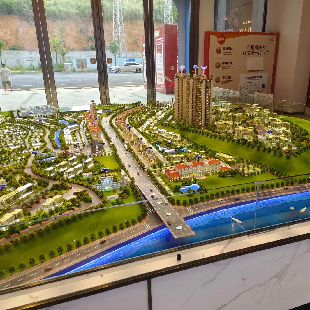 High End Customized Residential Planning and Architectural Model for Real Estate Sales Display