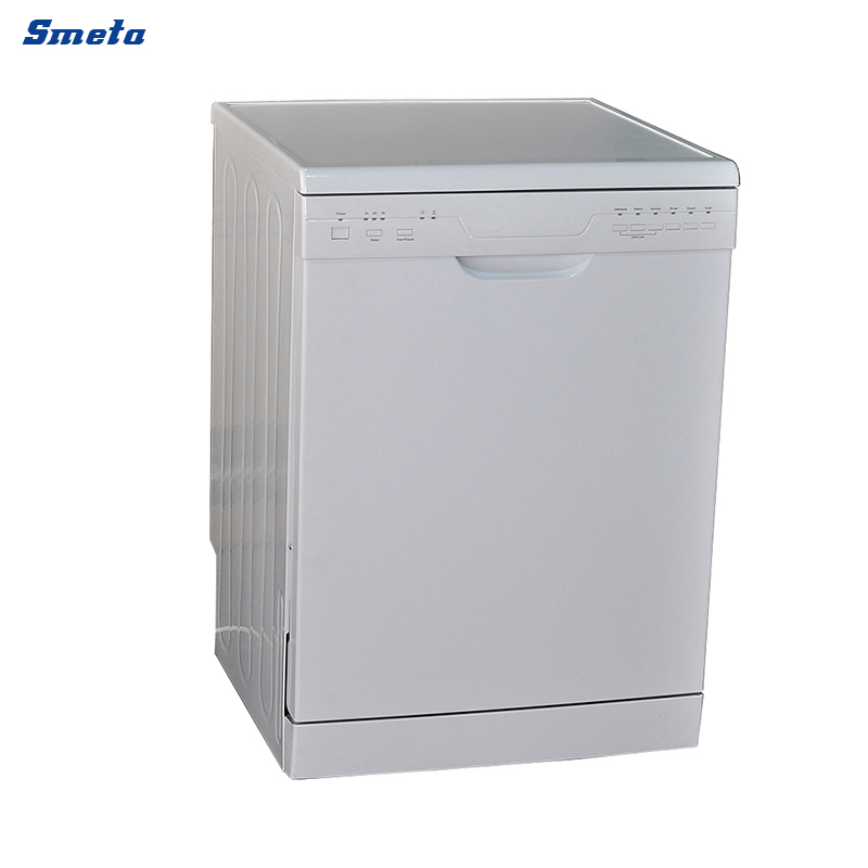 220V 50Hz Home 60cm Width 14 Place Sets White Dishwasher Machine