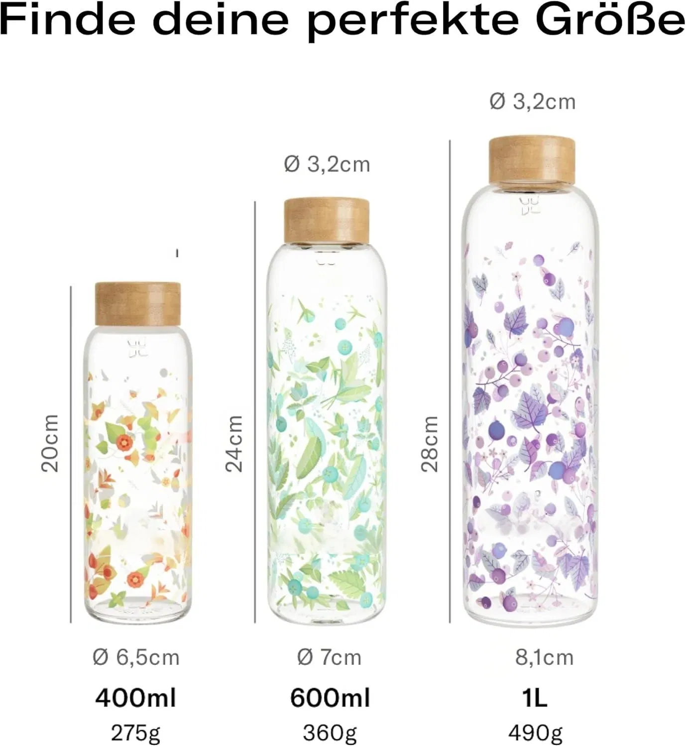 Wholesale OEM ODM Customised 250ml 600 Ml Lightweight Leak-Proof Glass Bottle with Neoprene Case