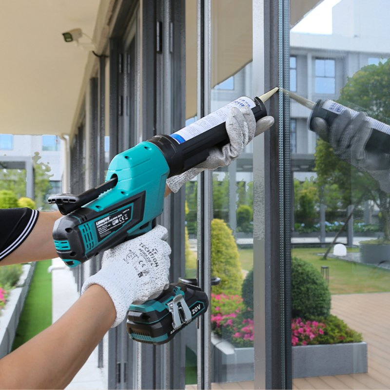 Liangye Battery Power Tools 20V Heavy Duty Cordless Silicone Caulking Gun