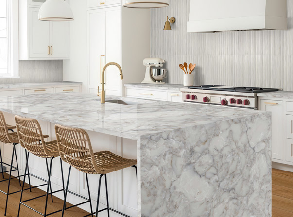 Natural Color Natural Looking Silica Free Quartz Slab, Practical for Custom Designs