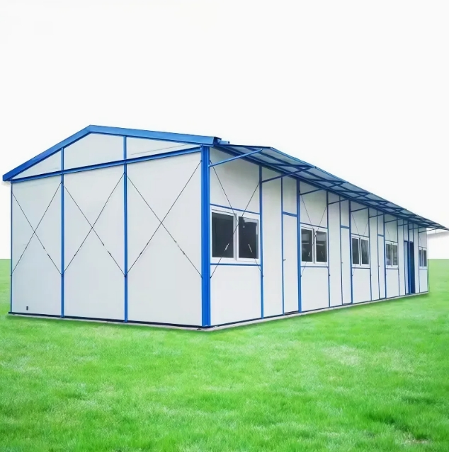 Modular Worker Dormitory Temporary Mobile Prefab House Sandwich Panel Prefabricated Portable K Type Houses