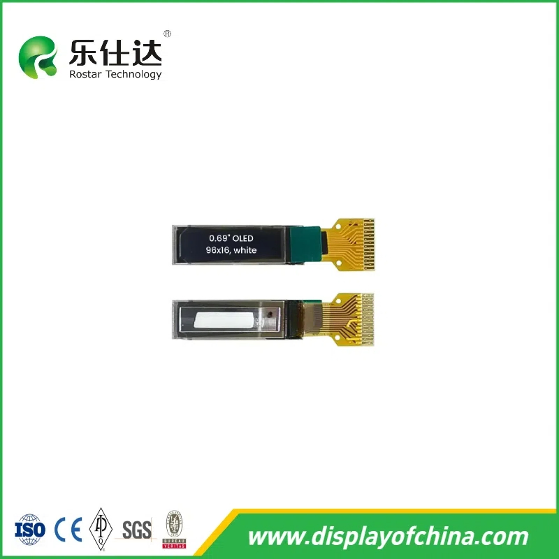 SSD1315 IC 96*16 DOT 0.69inch Matrix OLED Small Size LCD Display