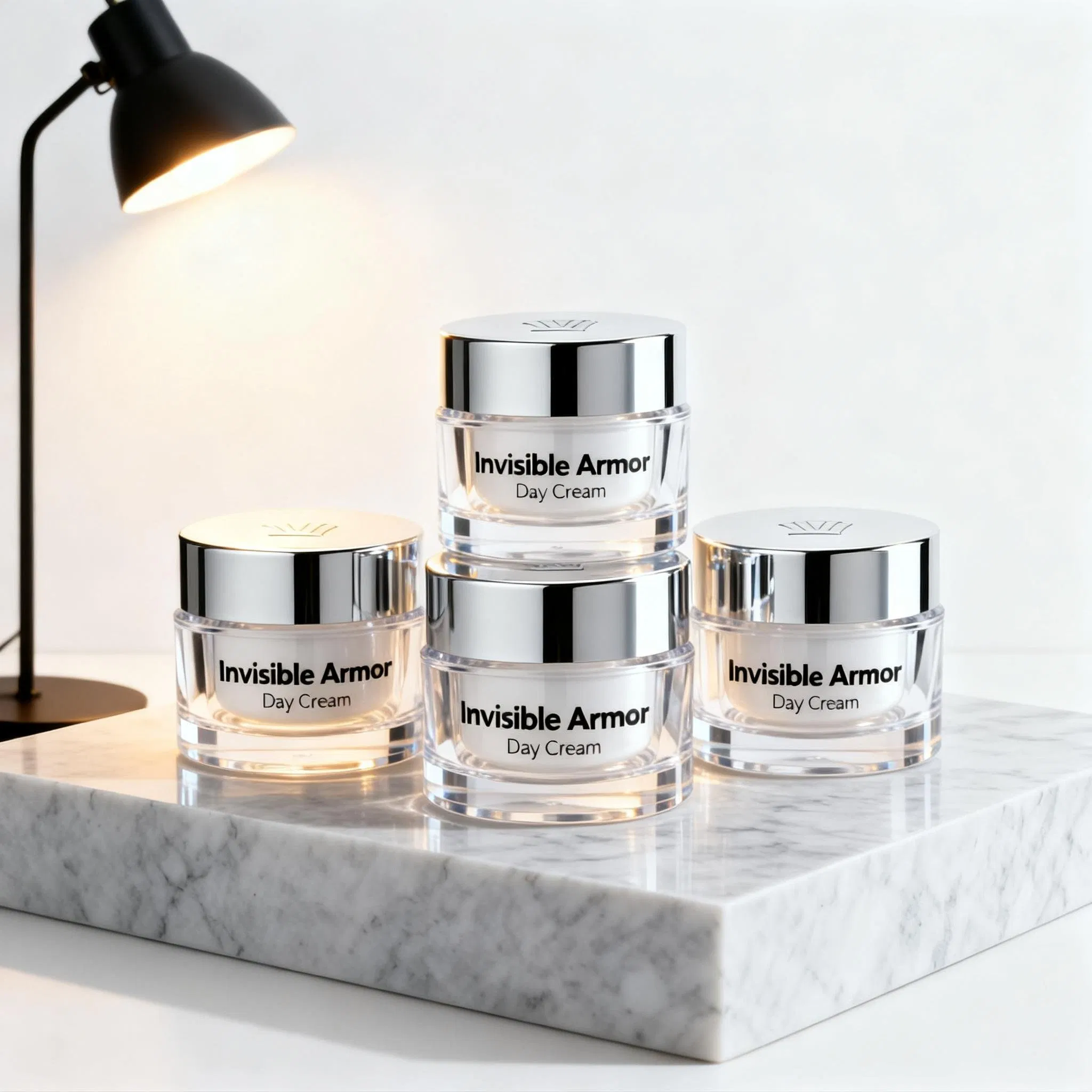 Anti-Pollution Protective and Repairing Face Cream with Tremella Fuciformis and Purslane Extract for City Commuters