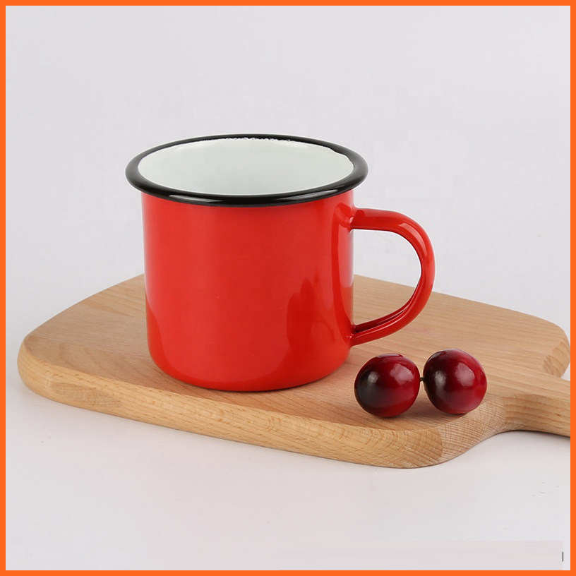 Good Quality FDA OEM Design Cookware Enamel Mugs