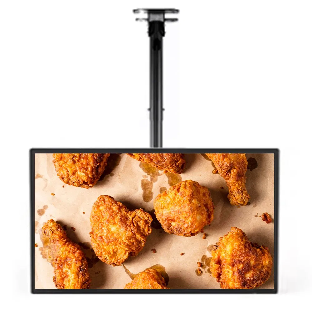 Двусторонний подвесной LCD-дисплей для рекламы в витрине