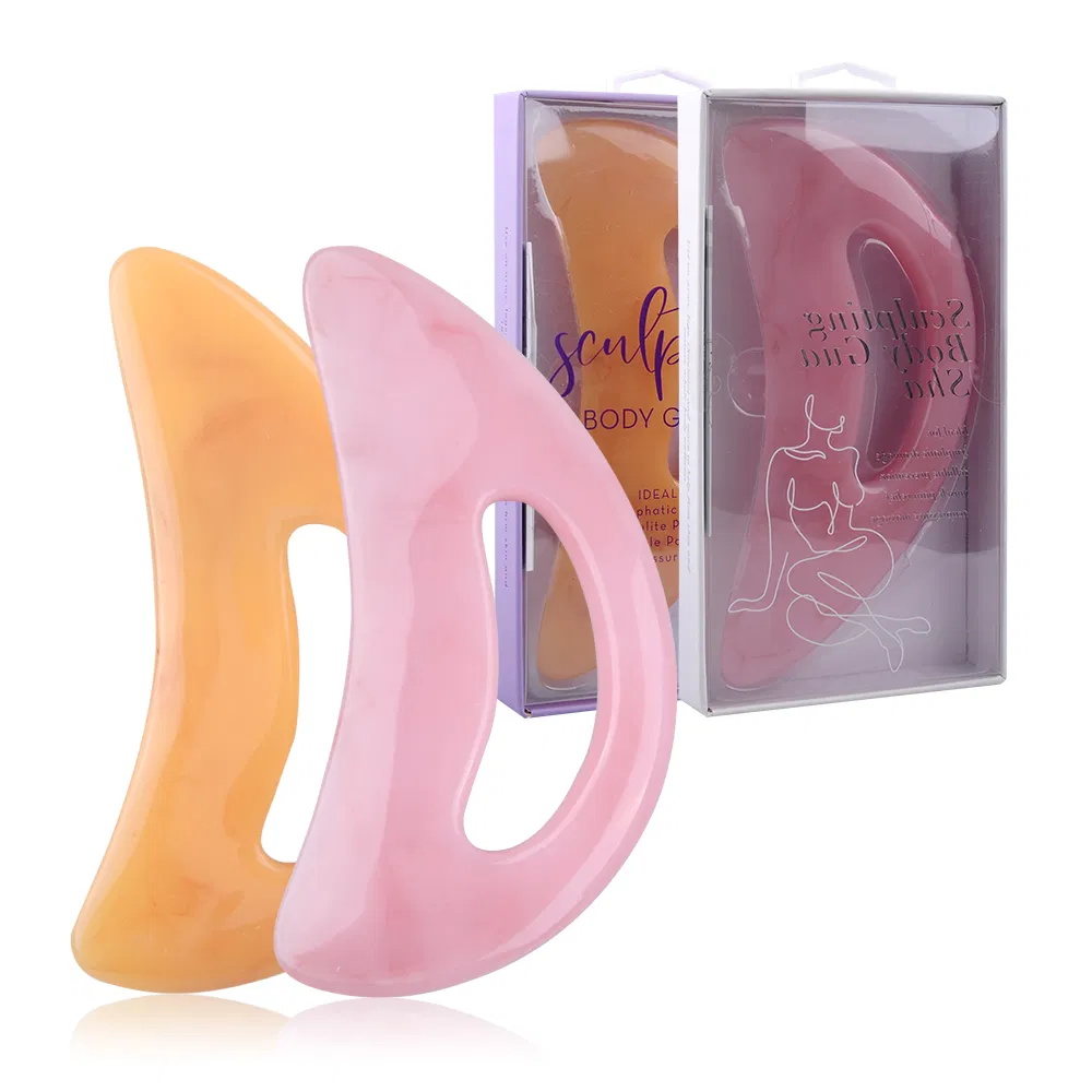 Facial Beauty Big Guasha with Handle