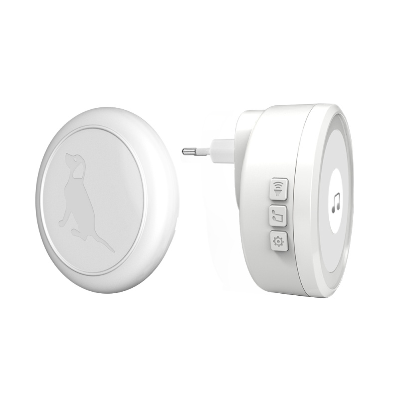 IP65 Waterproof Battery Operated Pet Dog Doorbell with Touch Button