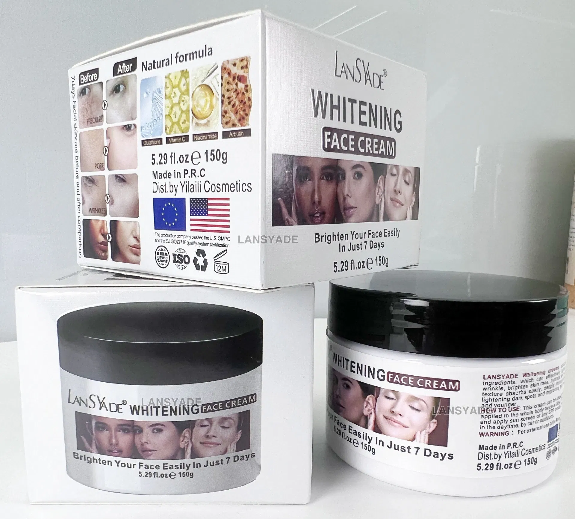 OEM Custom Anti-Acne Salicylic Acid Face Cream Conceale Whitening Freckle Face Cream