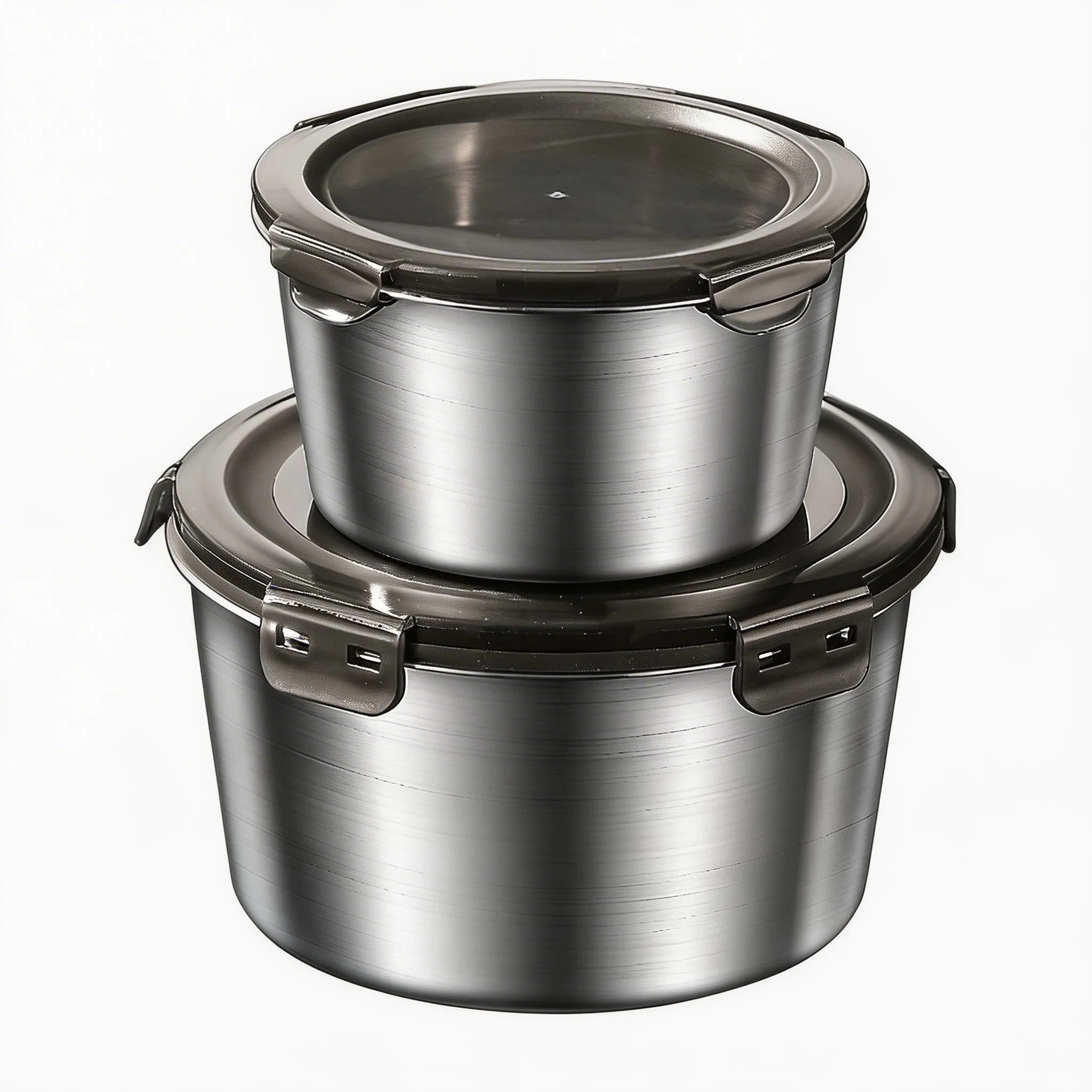 Контейнер для еды из нержавеющей стали, 6 объемов