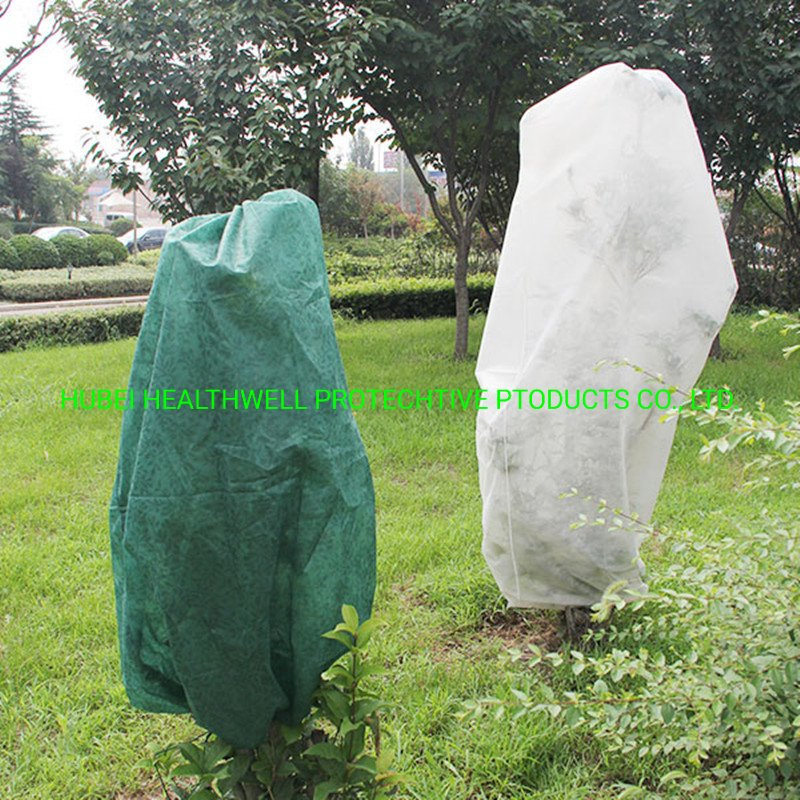 Non Woven Winter Anti Freeze Garden Frost Protection Drawstring Plant Cover