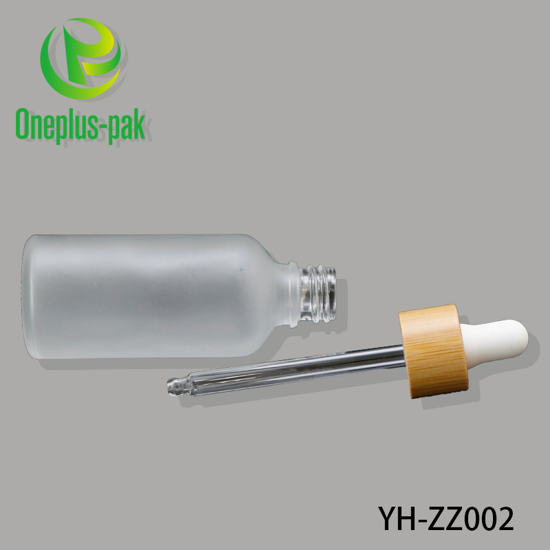 15ml 30ml 60ml 80ml 100ml 120ml Glass Dropper Bottle with Bamboo Closure