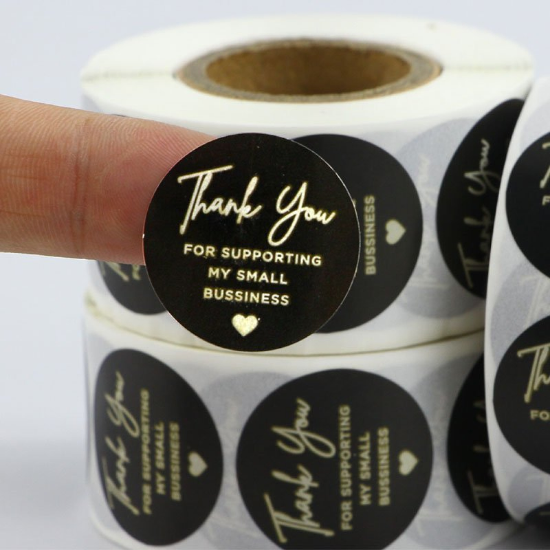 Eco-Friendly Round Thermal Labels for DIY Projects and Branding