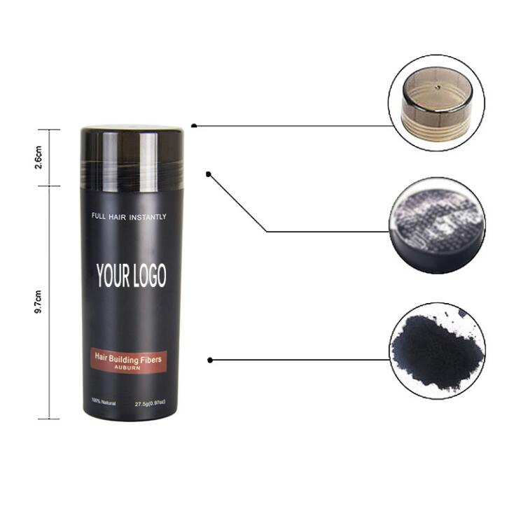 Customized Private Label Hair Loss Treatment Fully 2ND Generation Hair Building Fibers