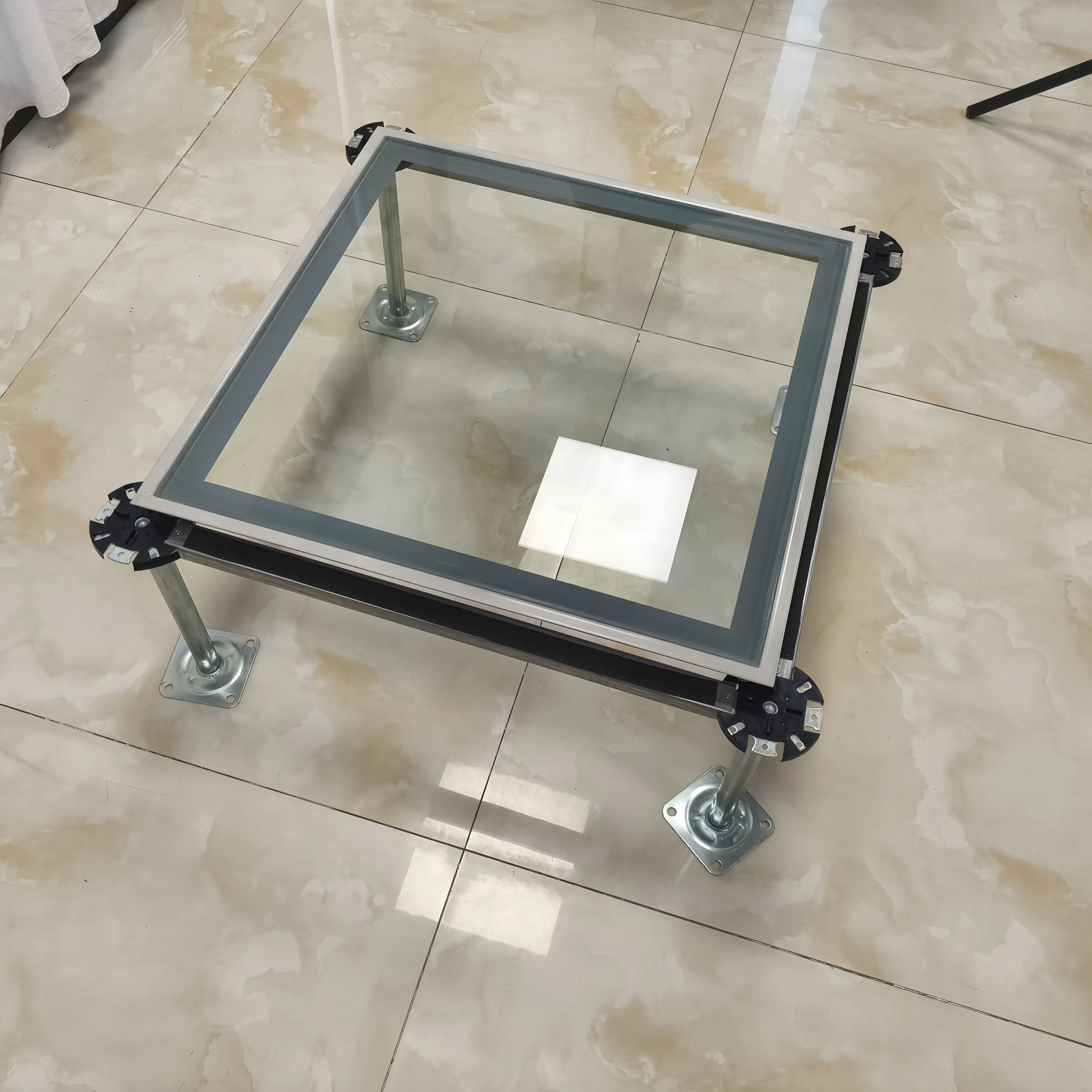 Lingding High-Performance 20mm Tempered Glass Flooring for Industrial Buildings