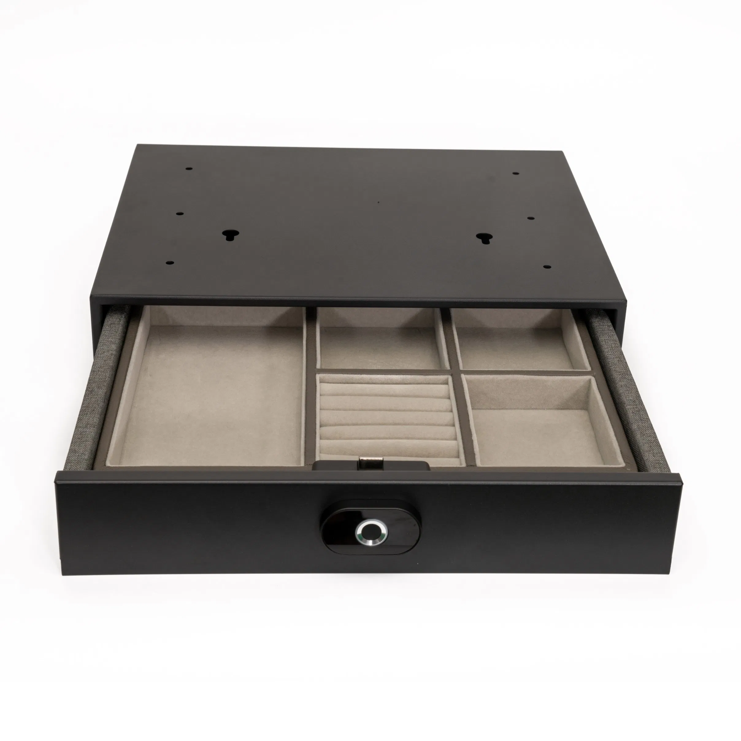 Fingerprint Lock Jewelry Drawer Safe Slide out Hidden Hotel Finance Drawer Safes