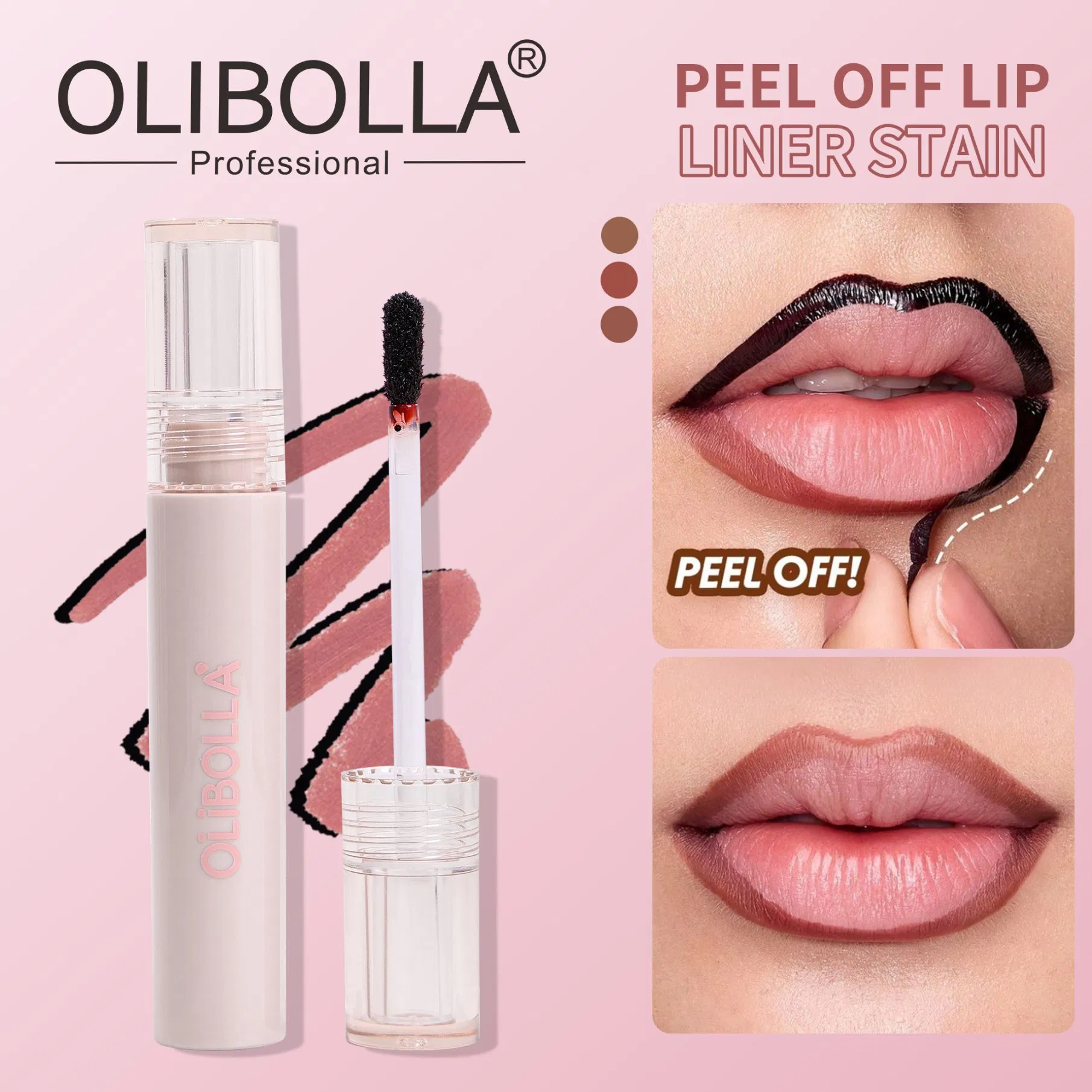 Natural Cosmetics Vegan Clear Shiny Glitter Lip Gloss Shimmer Lipgloss Oil