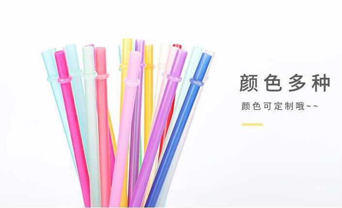 New Design Plastic PP Drinking Straw Reusable Straw for Home / Tea Shop