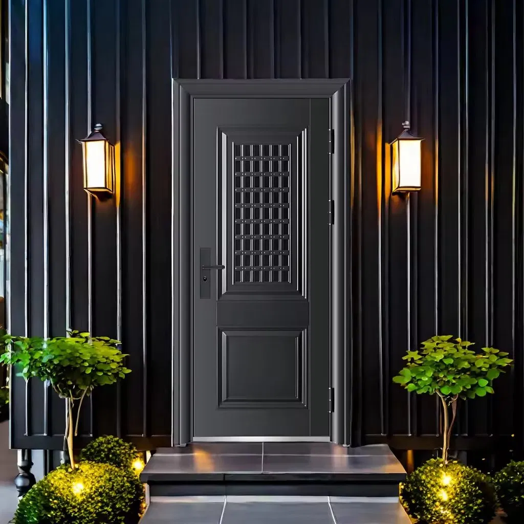 Wholesale Prices Steel Entry Doors Exterior Home Security Front Main Entrance Door for Houses