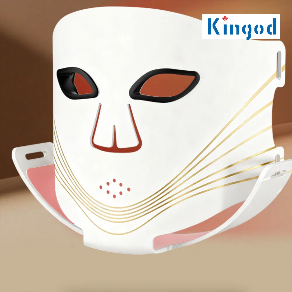 LED Light Therapy Facial Mask Red Light Skin Rejuvenation Beauty Mask Device for Home Use