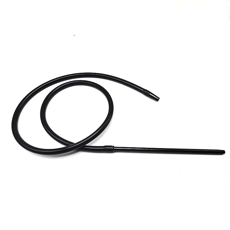 Factory Direct Sale 1.5m Plastic Handle Silicone Hose Shisha Hookah Pipe