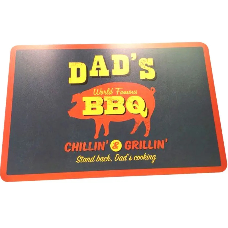Stylish Kids Plastic PP Table Placemat for Dining with Customizable Print Options