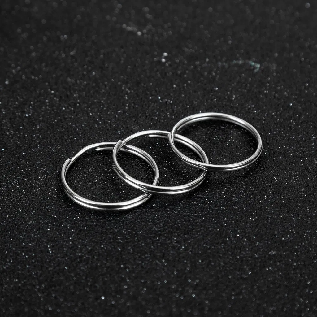 Key Ring 0.7*8mm Ion Metal Keyring Cheap Split Ring