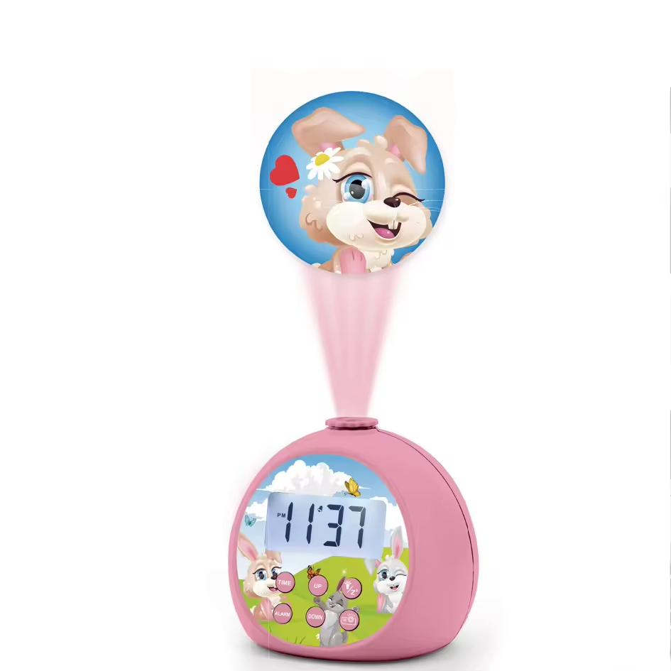 RGB Projection Night Light, Alarm Clock, Timer & Ambient Display with Next-Gen Smart Sleep Trainer for Kids