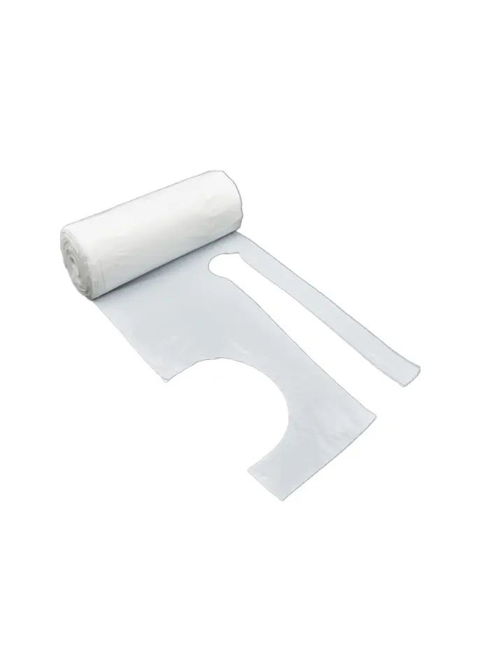 Blue Plastic PE Disposable Apron Medical Hospital for Healthcare Polyethylene Waterproof