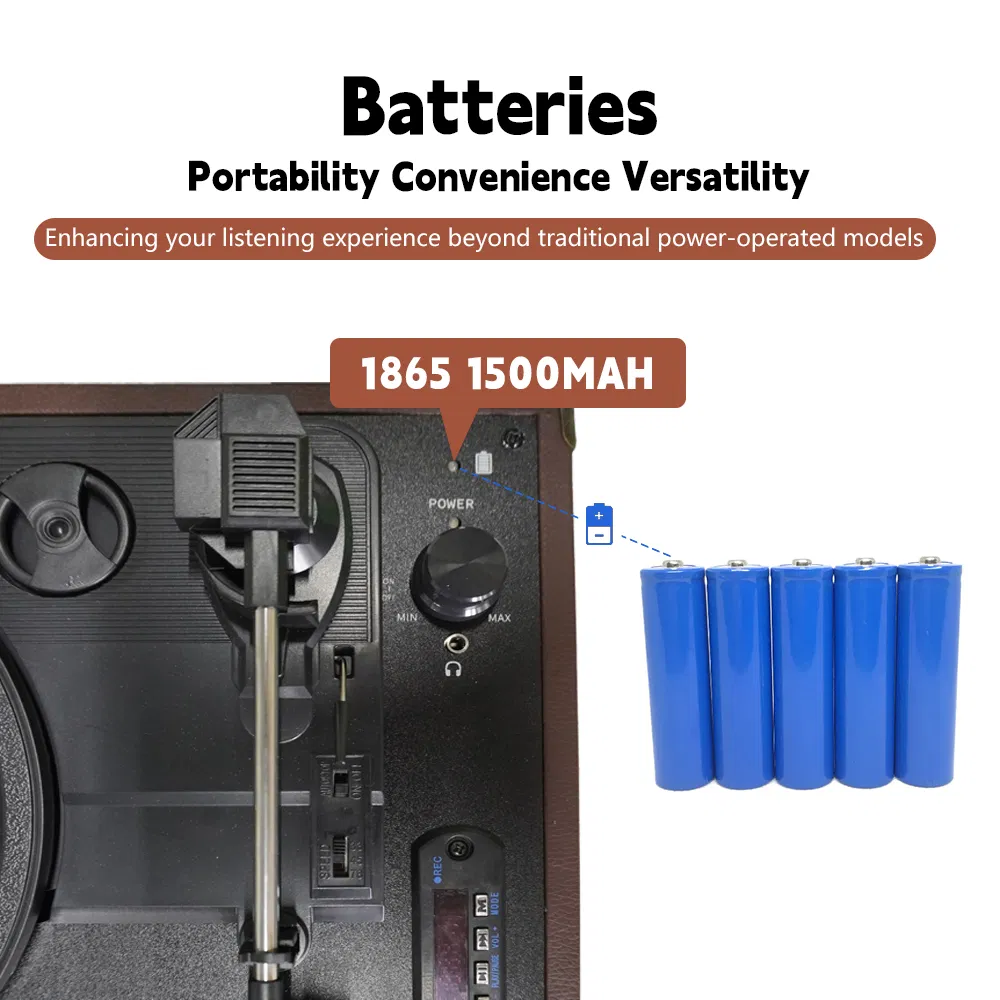 Портативный проигрыватель винила в чемоданчике с Bluetooth