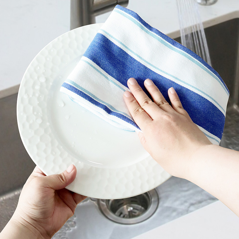 Christmas Cotton Tea Towel Yarn Dyed Kitchen Dish Cloth Towel