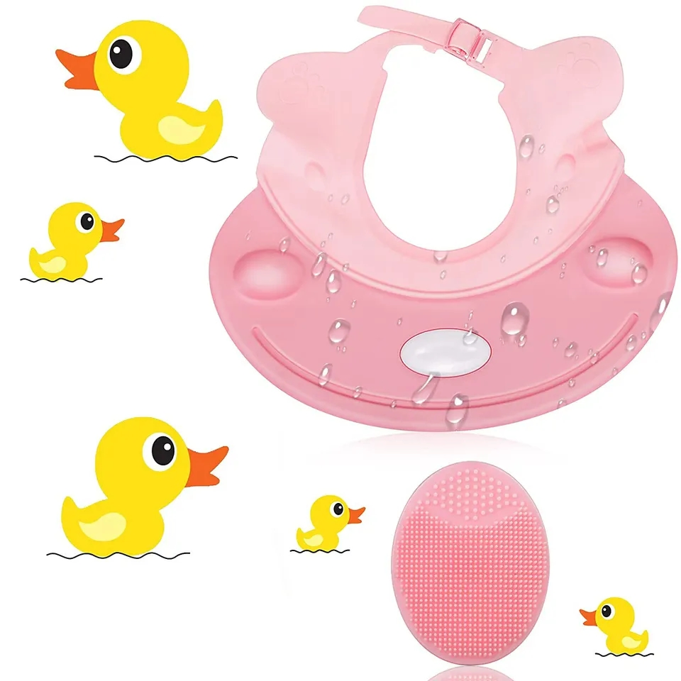 Baby Shower Cap Bath Cap Hat Visor for Kids Toddler Washing Hair