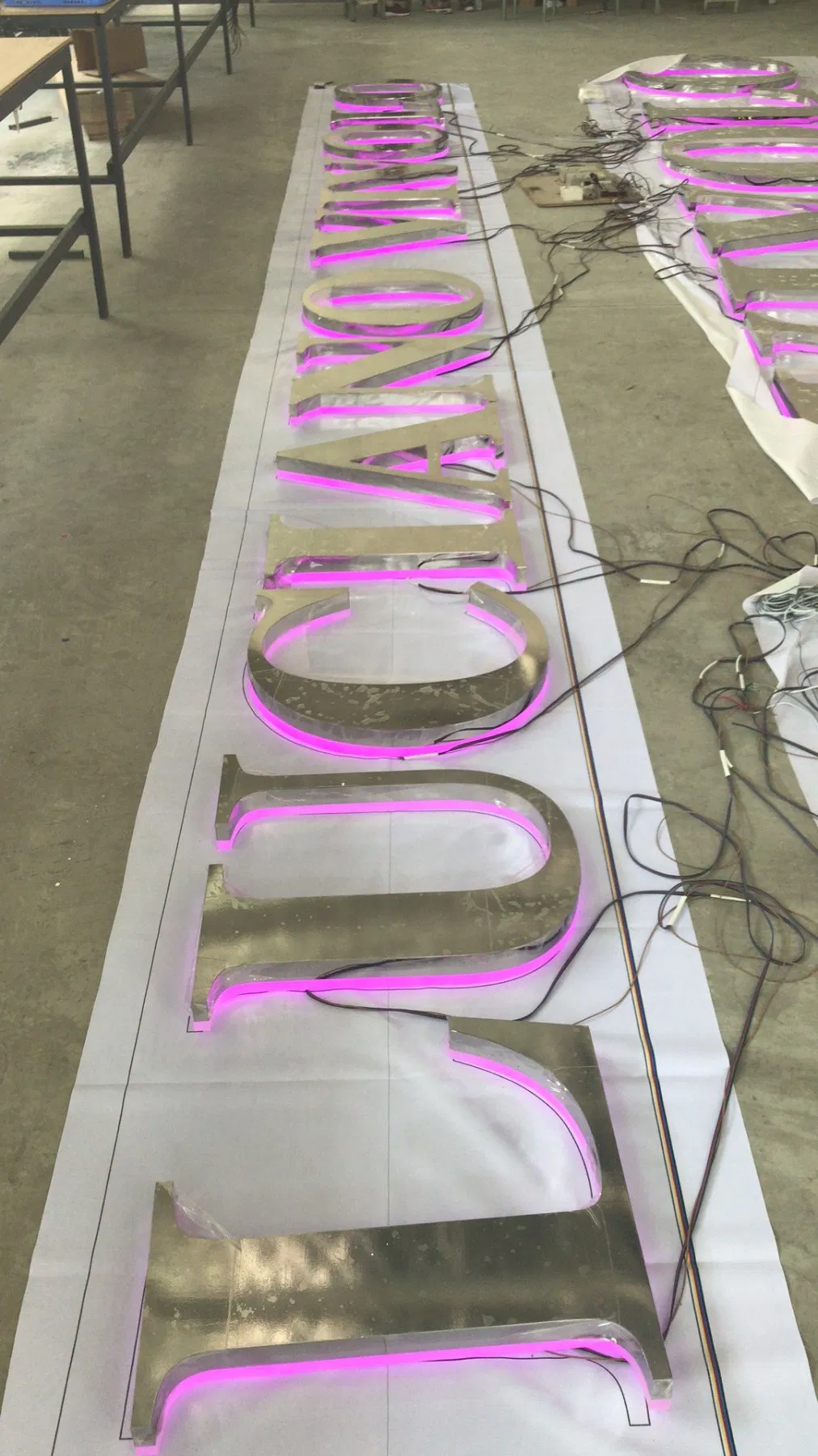 Backlit Acrylic Illuminated LED Channel Letters