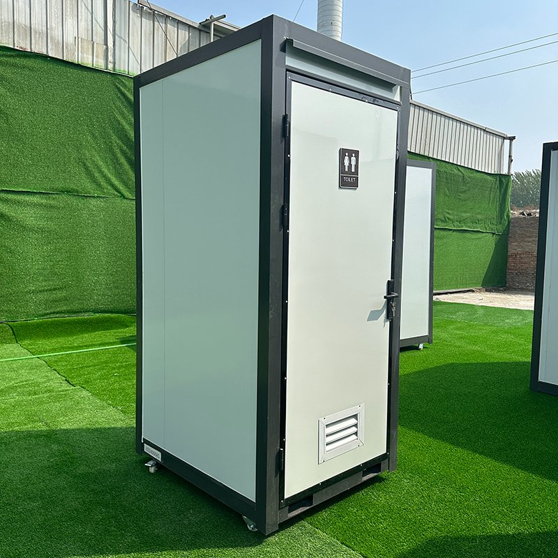 Fully Equipped Outdoor Container Toilet House Prefabricated Backyard Portable Bathroom Movable Toilet
