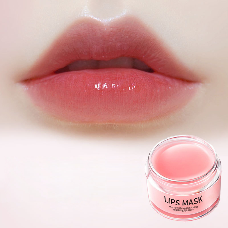 China Guangzhou Supplier Private Label Cherry Moisturizing Repairing Lip Sleeping Mask
