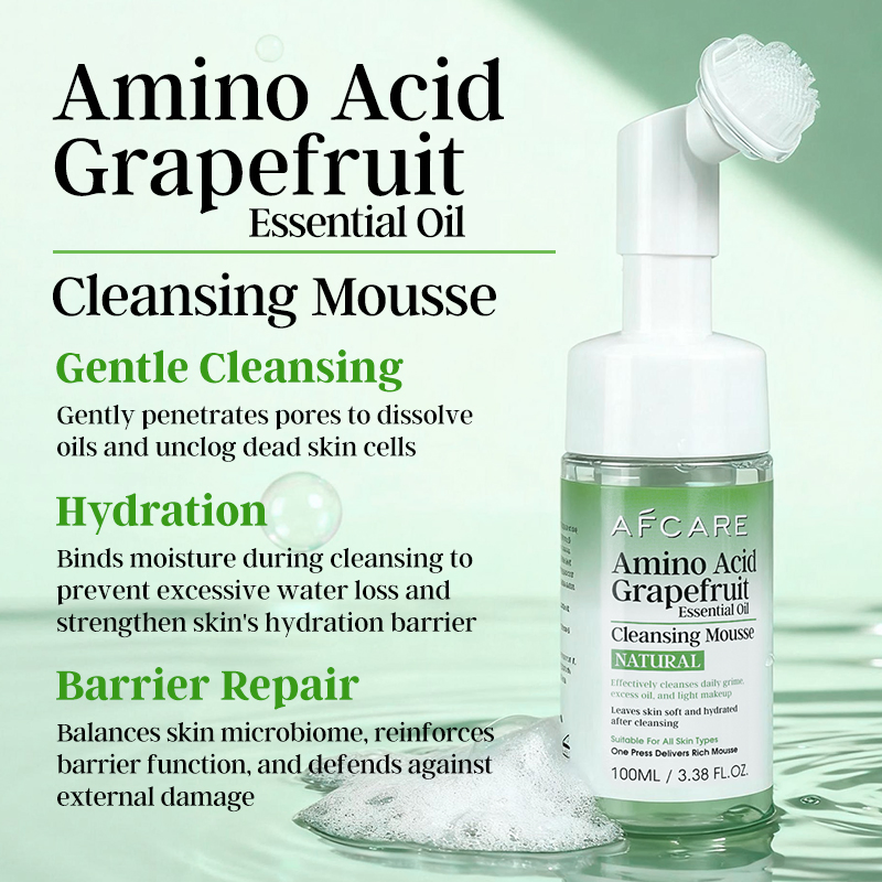 Custom Logo Amino Acid Cleansing Mousse Pore Cleansing Antioxidant