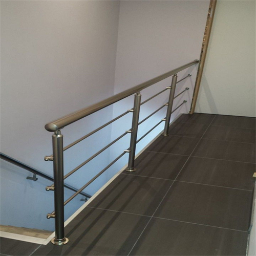 Balcony Balustrade Top Mounted Stainless Steel Solid Rod Bar Stair Railing Design