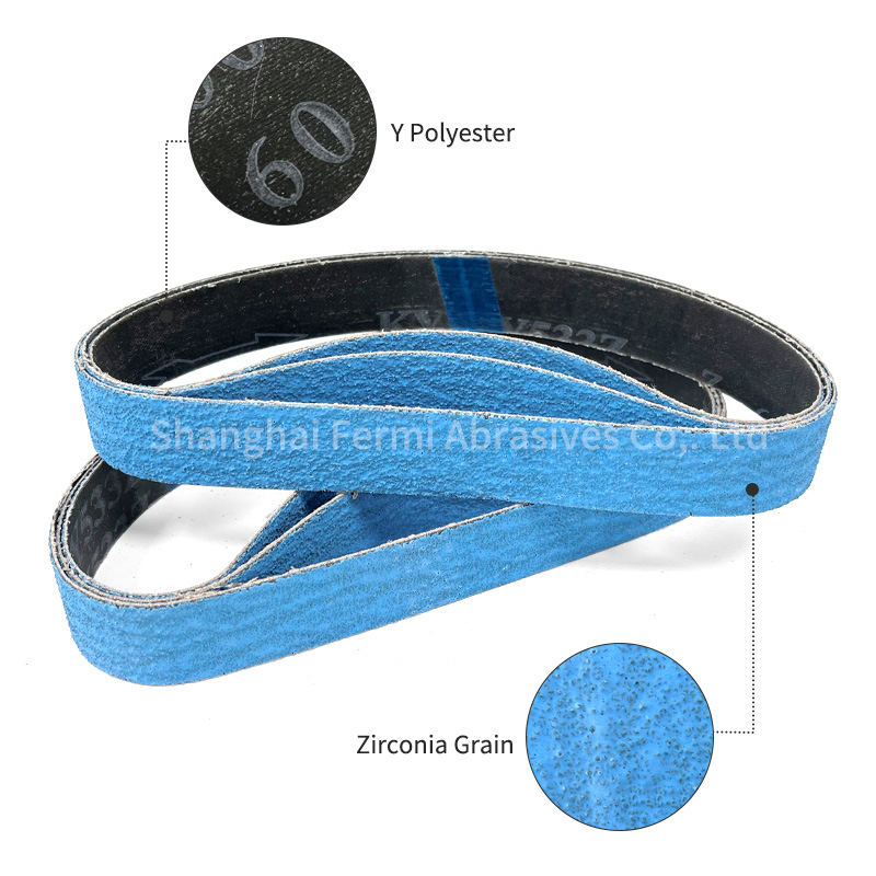 Шлифовальные ленты с циркониевым покрытием для металла