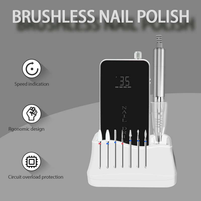 at-Ndb-186 Micron-Sized Brushless Nail Varnish Remove Machine Melodysusie Nail Drill Machine Melodysusie Youtube Zs-717