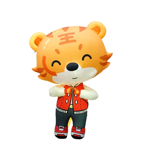 New Walking Cartoon Inflatable Tiger Costume for Advertising