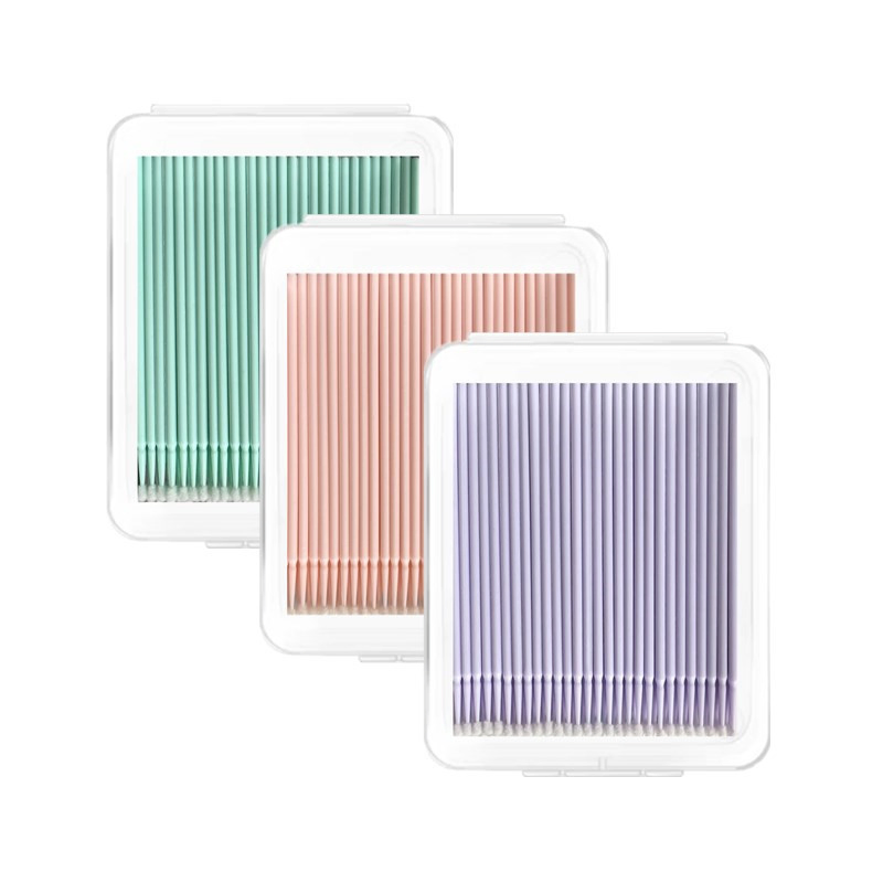 Wholesale New Design Nano Cotton Swab Makeup Remover Ultra Fine Cotton Swab
