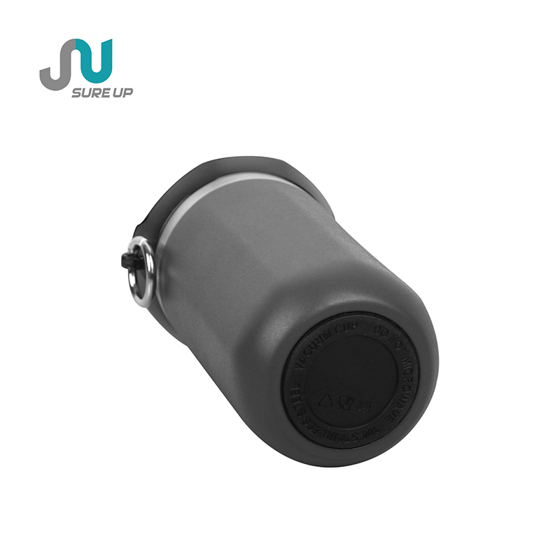 Modern Stainless Steel Vacuum Thermos Mug with Hanging Buckle for Outdoor & Indoor Use