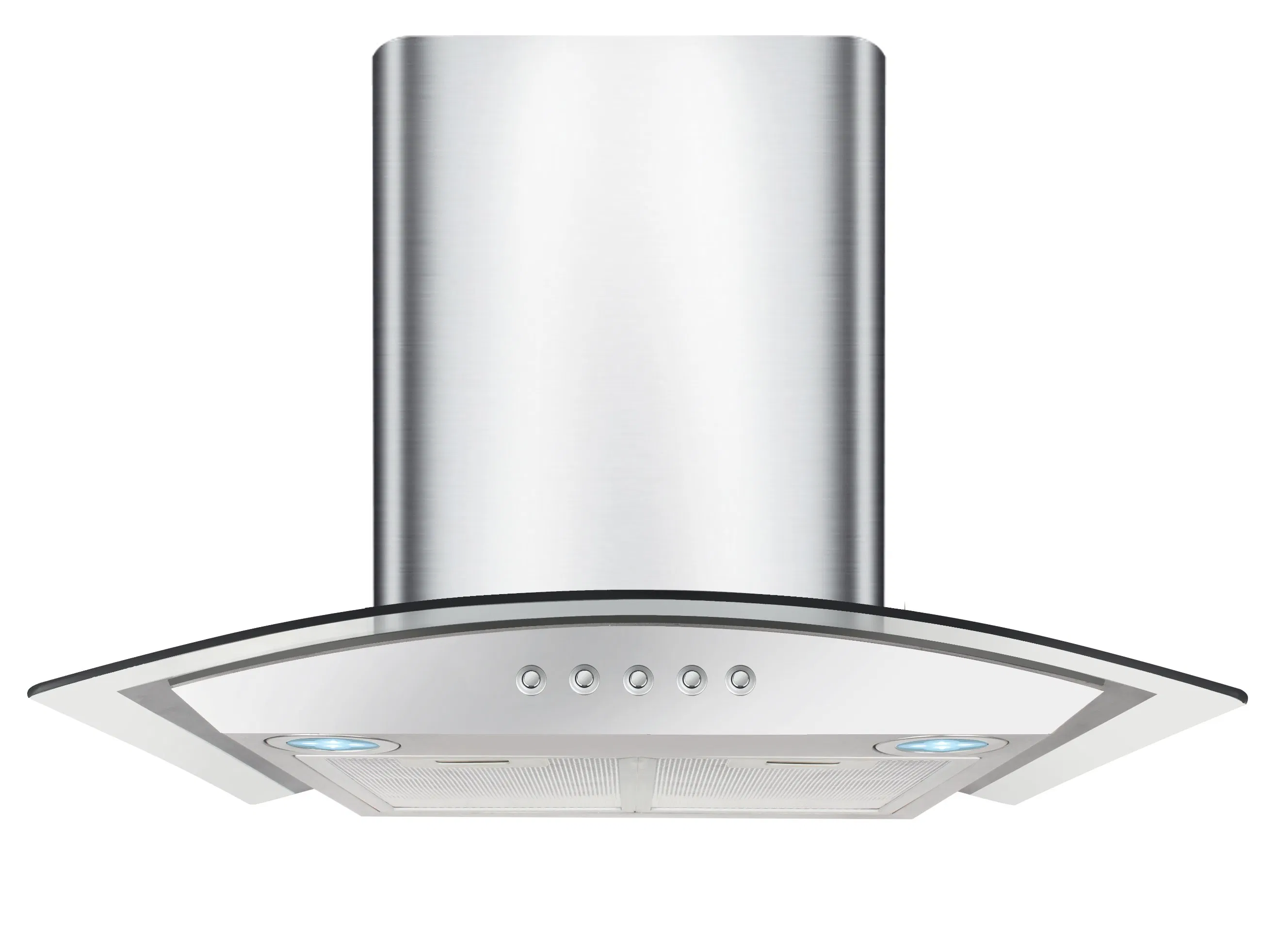 Premium Black Stainless Steel 900mm Wall-Mounted Range Hood